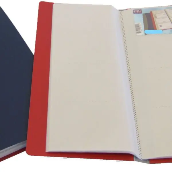 ALBUM CARTOES VISITA HFP EXXO 23229 AZUL/CINZA P/120