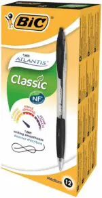 ESFEROGRAFICAS BIC ATLANTIS RETRATIL 1mm CAIXA C/12