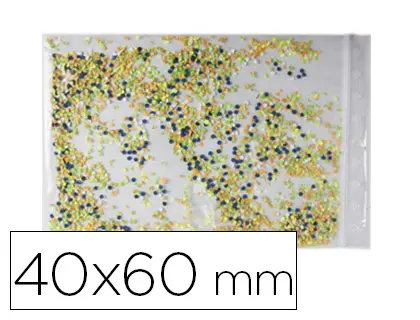 SACOS PLASTICO TRANSP.C/FECHO DE PRESSAO 40X60 PACK100 - 73538