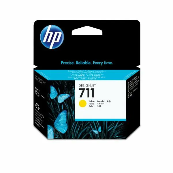 TINTEIROS HP CZ132A - DESIGNJET T120/T520 AMARELO Nº711 29ml