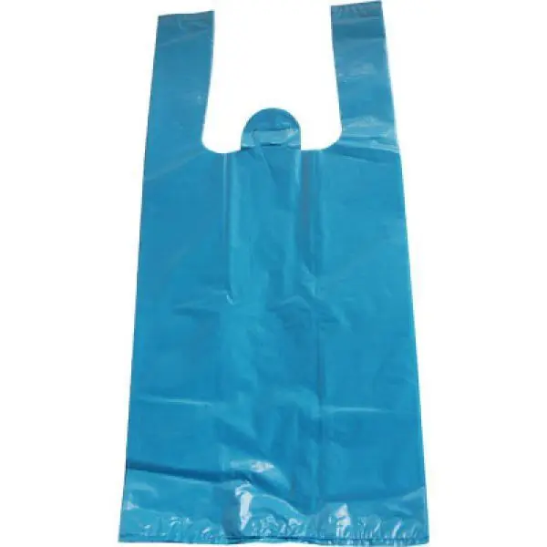 SACOS PLASTICO ALÇA PEAD 40X50 - EMB.5KG AZUL