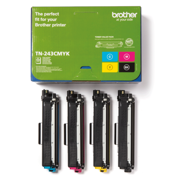 TONER BROTHER TN243CMYK - HL L3210/3230/DCP L3510CDW 1K PACK C/4 CORES