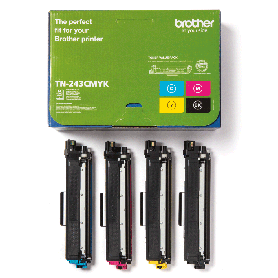 TONER BROTHER TN243CMYK - HL L3210/3230/DCP L3510CDW 1K PACK C/4 CORES