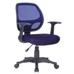 CADEIRAS ESCRITORIO ENCOSTO MEDIO KF19014 AZUL 156268