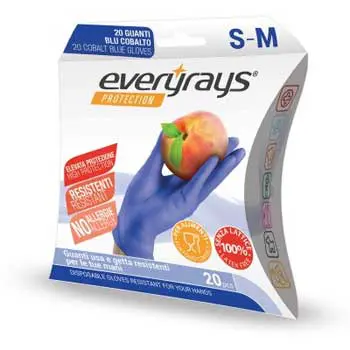 LUVAS NITRILO SEM PO AZUL TAMANHO M-L  - CAIXA C/20