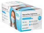 MASCARA DESCARTAVEL 3 CAMADAS CAIXA C/50