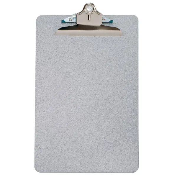 PRANCHETA METALICA PORTA NOTAS A4 KF05595 CINZA 2mm 155770