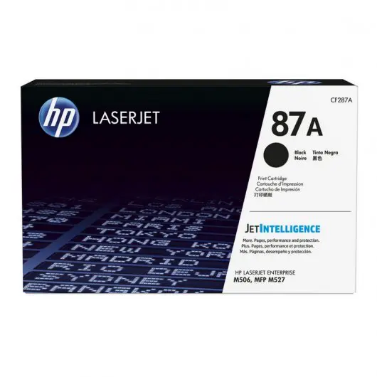 TONER HP CF287A - M506/M527 Nº87A PRETO 9K