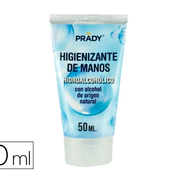 DESINFETANTE MAOS GEL HIDROALCOOLICO PRADY ALCOOL NATURAL 159437 - 50ml