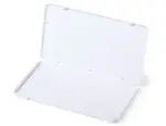 PORTA MASCARA 2586 POLIPROPILENO BRANCO MATE 19x1,2cm - 159772