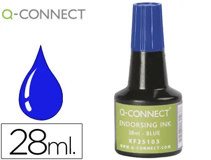 TINTA CARIMBO BORRACHA Q KF25103 AZUL 52390 - 28ml