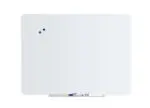 QUADRO DE VIDRO MAGNETICO BRANCO 90x60 SEM MOLDURA BANDEJA METALICA GL070101