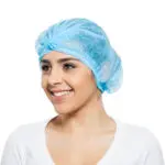TOUCA DESCARTAVEL TNT AZUL PACK100