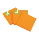 BLOCOS ADERENTES Q.CONNECT KF10517 - 76X76 LARANJA NEON 29131 - PACK 6
