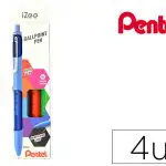 ESFEROGRAFICAS PENTEL BX470-4 IZEE - PACK 4 CORES 159494