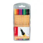 MARCADORES STABILO POINT 88 0,4 ESTOJO C/10 CORES 78049