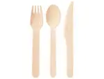 KIT 3 TALHETES MADEIRA COLHER, FACA, GARFO 160080 - Image 2