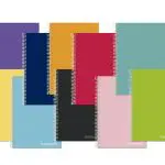 CADERNOS ESPIRAL CAPA DURA SERIE JOLLY 09758 BJ55 A5 QUADRICULADO 140FL 75GR