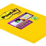 BLOCOS POST IT SUPER STICKY 660-S AMARELO PAUTADO 102x152mm c/75 FOLHAS - 150374