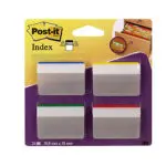 BLOCOS POST IT 686A INDEX RIGIDO INCLINADO 50.8X38 C/4COR x6 - 37981