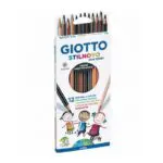 LAPIS COR GIOTTO STILNOVO SKIN TONES 257400 - 18cm 153560 CX C/12 CORES