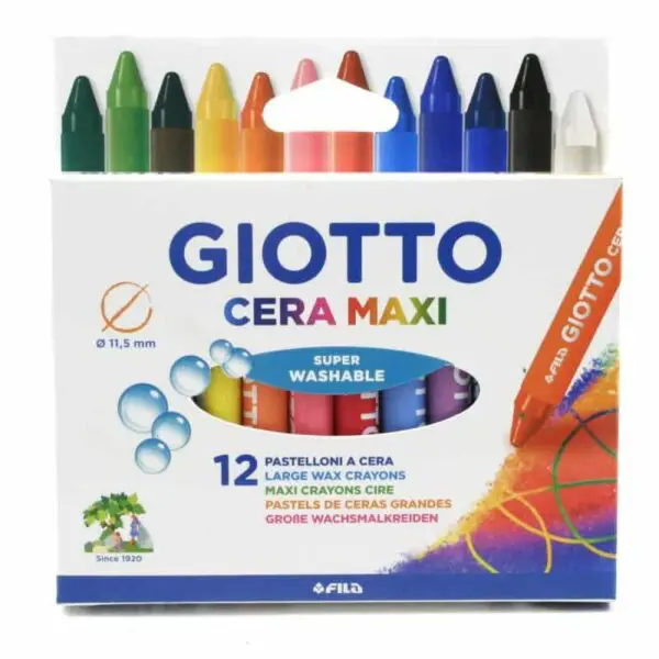 LAPIS CERA GIOTTO MAXI 291200 CX C/12 CORES
