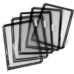 BOLSAS RECARGA P/PORTA CAT.TARIFOLD A4 PRETO 76169 - PACK10