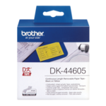 ETIQUETAS BROTHER DK-44605 - PAPEL CONTINUO AMARELO REMOVIVEL 62mmX30,48mt