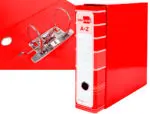 PASTAS ARQ. AZ16 FILING SYSTEM A4 LOMB.80 C/CAIXA VERMELHO 32072
