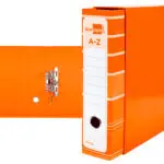 PASTAS ARQ. AZ90 FILING SYSTEM A4 LOMB.80 C/CAIXA LARANJA 79778