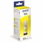 TINTA EPSON C13T00P440 ECOTANK 104 AMARELO 65ml 7.5K