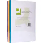 PAPEL A4 80gr COR Q-CONNECT KF02243 C/ 5 CORES SORTIDAS INTENSAS 500FL 72069