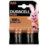 PILHAS ALCALINAS DURACELL PLUS LR3 - AAA 49963 PACK4