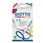 MARCADORES GIOTTO TURBO GLITTER CAIXA C/8 CORES 425800