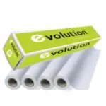 ROLOS PAPEL P/PLOTER INKJET - 914mmX50m A0+ 75gr EVOLUTION EXTRA CX C/4