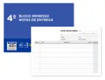 BLOCOS NOTAS DE ENTREGA TRIPLICADO 21X14 C/50 JOGOS T329-P 28918 Pack c/5