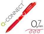 ESFEROGRAFICAS Q-CONNECT KF18626 RETRATIL APAGAVEL VERMELHO 153566 CAIXA C/10