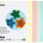 CARTOLINA A4 - 180GR PACK 100 FOLHAS CORES PASTEL SORTIDAS (4x25) 37331 CT03