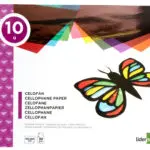 CADERNOS PAPEL CELOFANE 315x240 A4+ C/10 CORES 32613 TM04