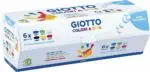 GUACHES GIOTTO DITA 534100 PINTURA A DEDOS CX C/6 CORES 100ml - Image 2