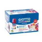 GUACHE DECOR ACRYLIC GIOTTO TEMPERA ACRILICA 538200 CAIXA C/6 CORES x 25ml