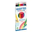 LAPIS COR GIOTTO COLORS 3.0 - CX CARTAO C/12 UNI 18cm 276600