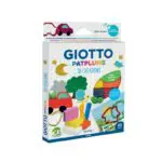 PLASTICINA GIOTTO PATPLUME 3D CREATIONS CORES 12x33gr - CAIXA 23 PEÇAS 513700