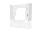 SUP.EXPOSITOR DE PAREDE METACRILATO A4 TRANSPARENTE 24X5X23  KF16793 - 165786