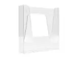 SUP.EXPOSITOR DE PAREDE METACRILATO A4 TRANSPARENTE 24X5X23  KF16793 - 165786 - Image 3