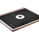 CADERNO ESPIRAL CAPA RIJA ANTARTIK A5 - 120FL 100GR PRETO QUADRICULADO 74601 KD40