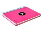 CADERNO ESPIRAL CAPA RIJA ANTARTIK A5 - 120FL 100GR ROSA PAUTADO 74556 KD15 - Image 3