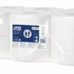 PAPEL HIGIENICO JUMBO TORK ADVANCED 605091 F.DUPLA 9cm 130m - C/12 ROLOS