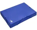 PASTAS CARTAO Fº 250X350 ABAS E ELAST.FORRADA PVC LOMB.7cm AZUL 25291 PY71 - Image 3