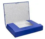 PASTAS CARTAO Fº 250X350 ABAS E ELAST.FORRADA PVC LOMB.7cm AZUL 25291 PY71 - Image 2